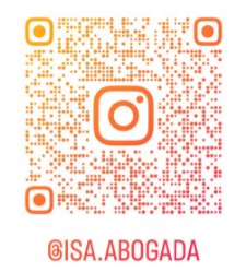 Código QR Instagram @isa.abogada